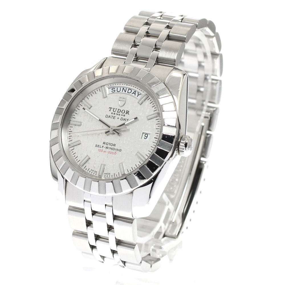 TUDOR Classic Date Day 23010 Silver Dial Automatic Men's Watch_904912