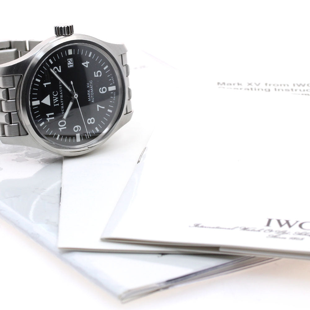 IWC SCHAFFHAUSEN Pilot watch Mark XV IW325301 Date Automatic Men's Watch_904923
