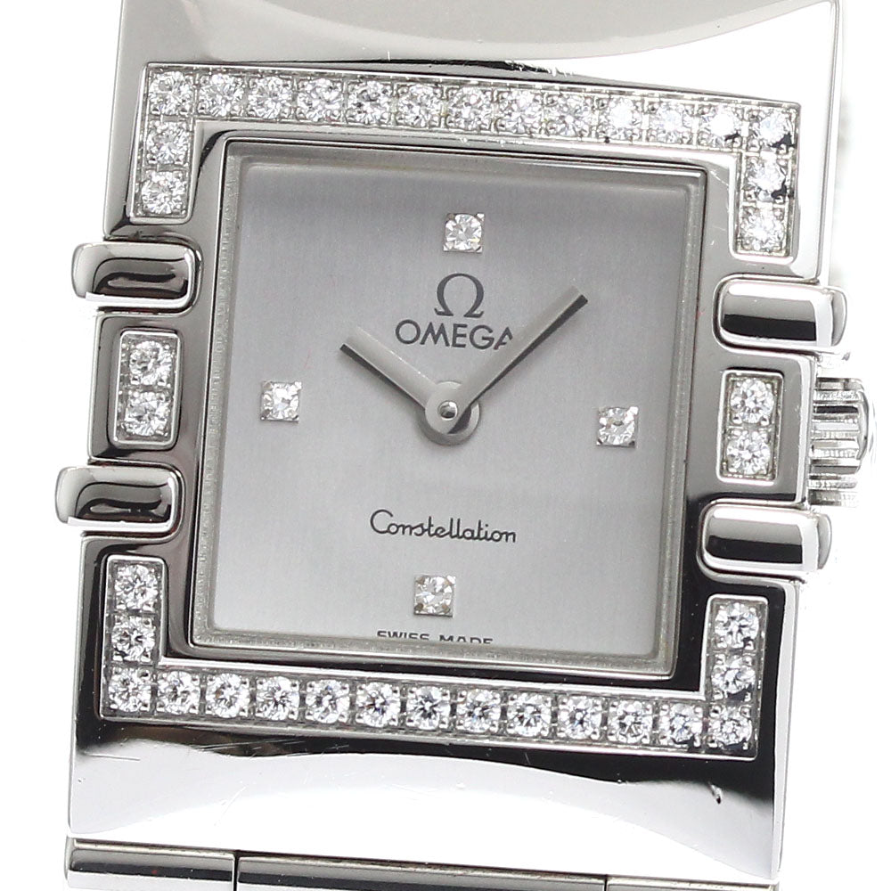 OMEGA Constellation Carre Quadra 1528.36 Diamond bezel Quartz Ladies_904926