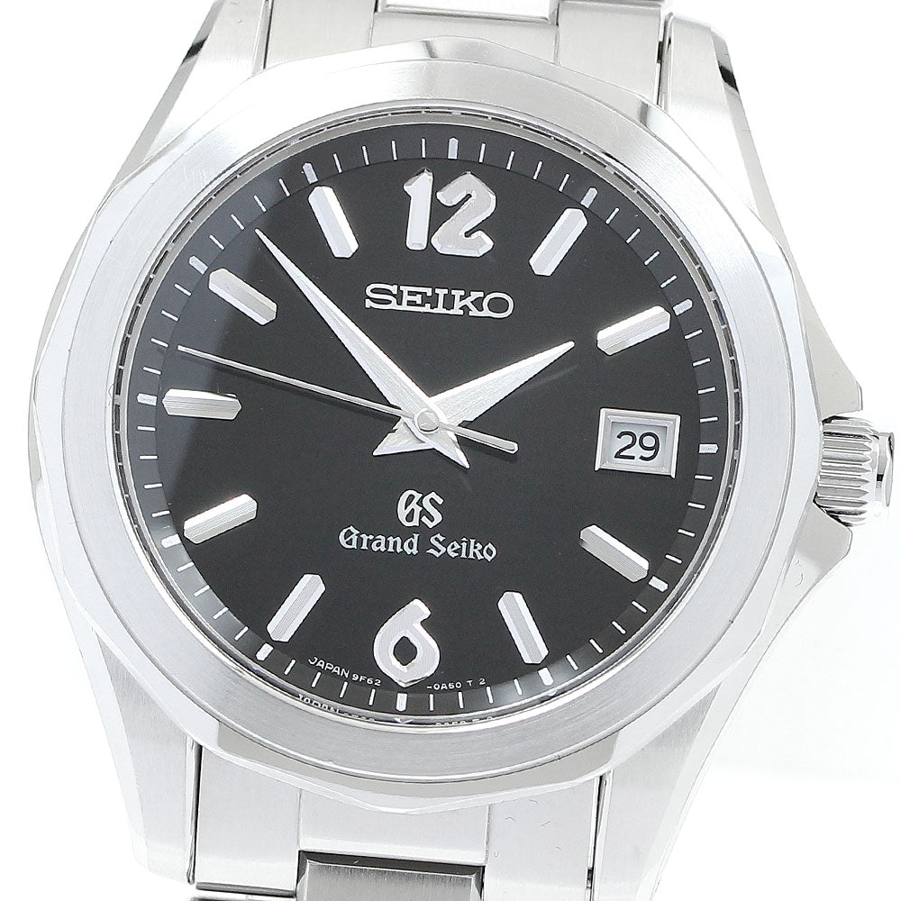 SEIKO Grand Seiko SBGX035/9F62-0A60 Date black Dial Quartz Men's Watch_904953