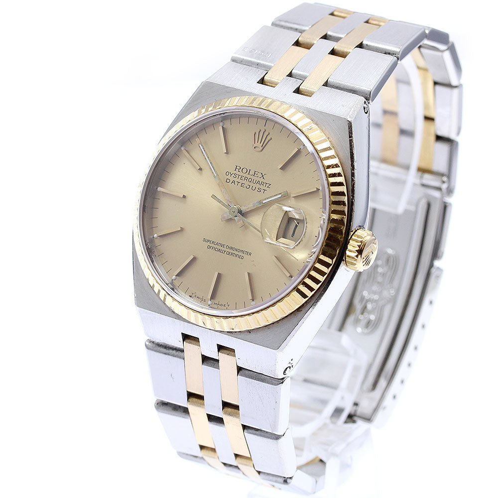 ROLEX Oyster DATEJUST 17013 gold Dial Quartz Men's Watch_904954