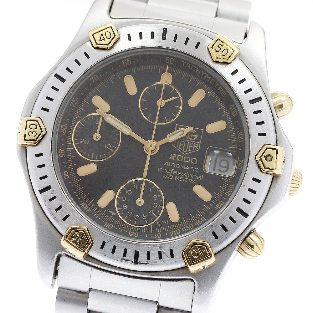 TAG HEUER 2000 series 165.306 Chronograph black Dial Automatic Men's_904964