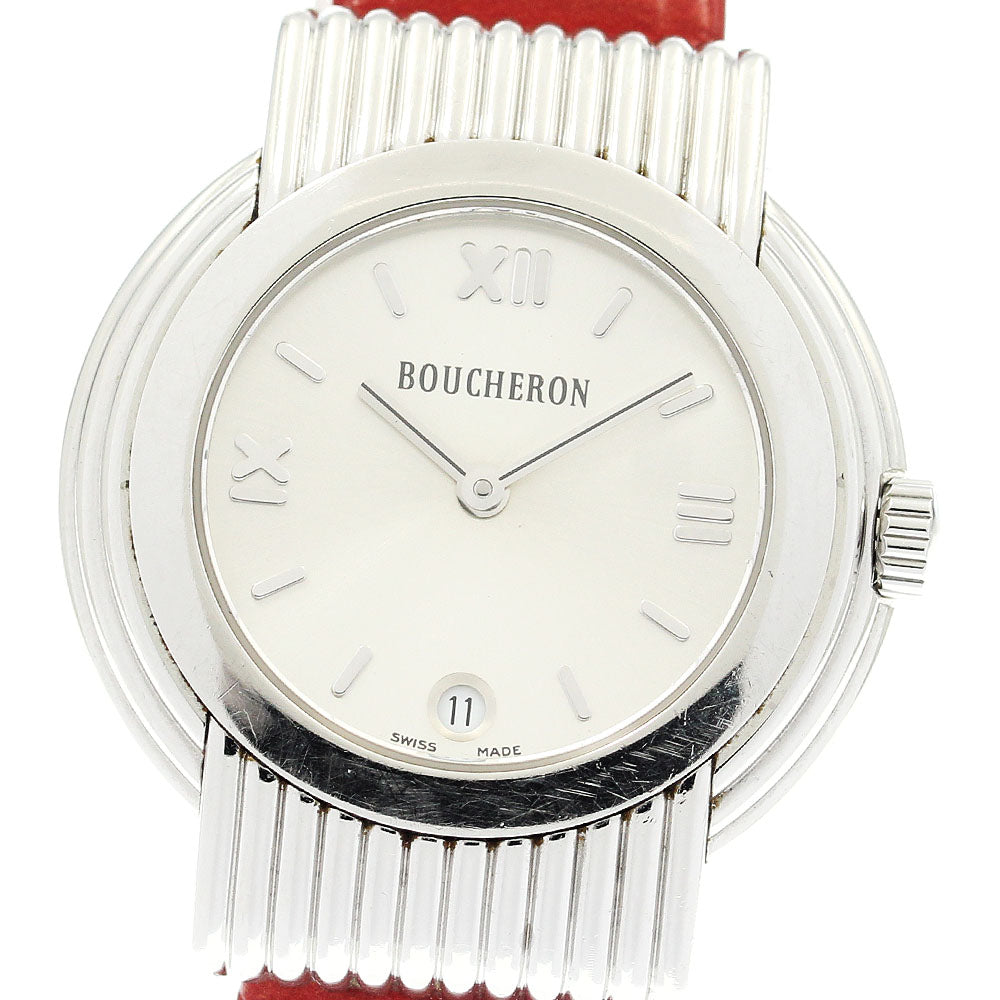 Boucheron Reflation Date Silver Dial Quartz Ladies Watch_904973