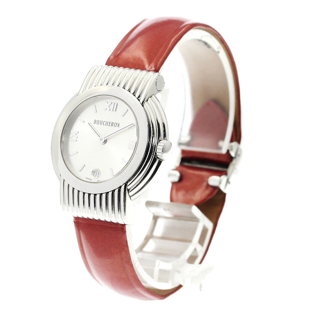Boucheron Reflation Date Silver Dial Quartz Ladies Watch_904973