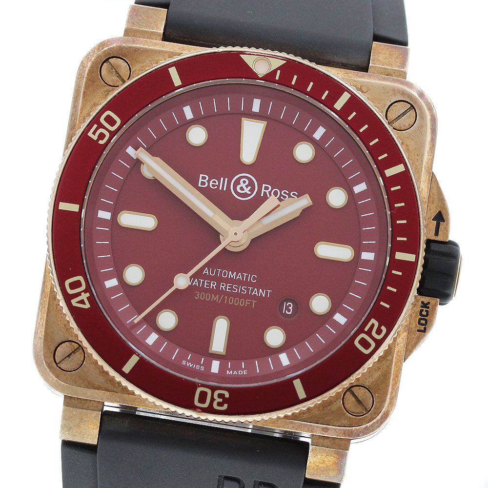Bell＆Ross Diver Burgundy Bronze BR0392-D-RD-BR/SCA Automatic Men's Watch_905037