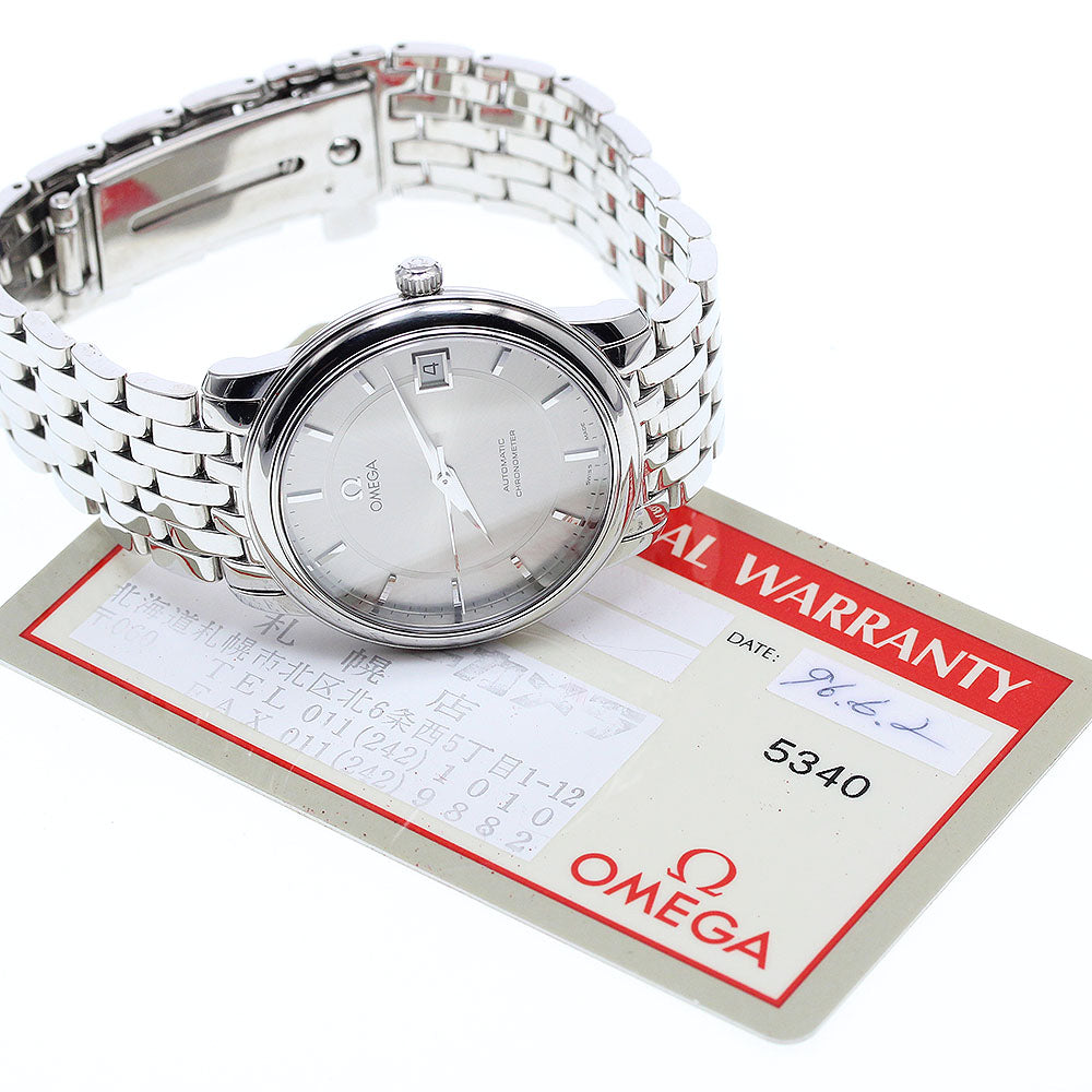 OMEGA De Ville Prestige 4500.31 Date Silver Dial Automatic Men's Watch_905040
