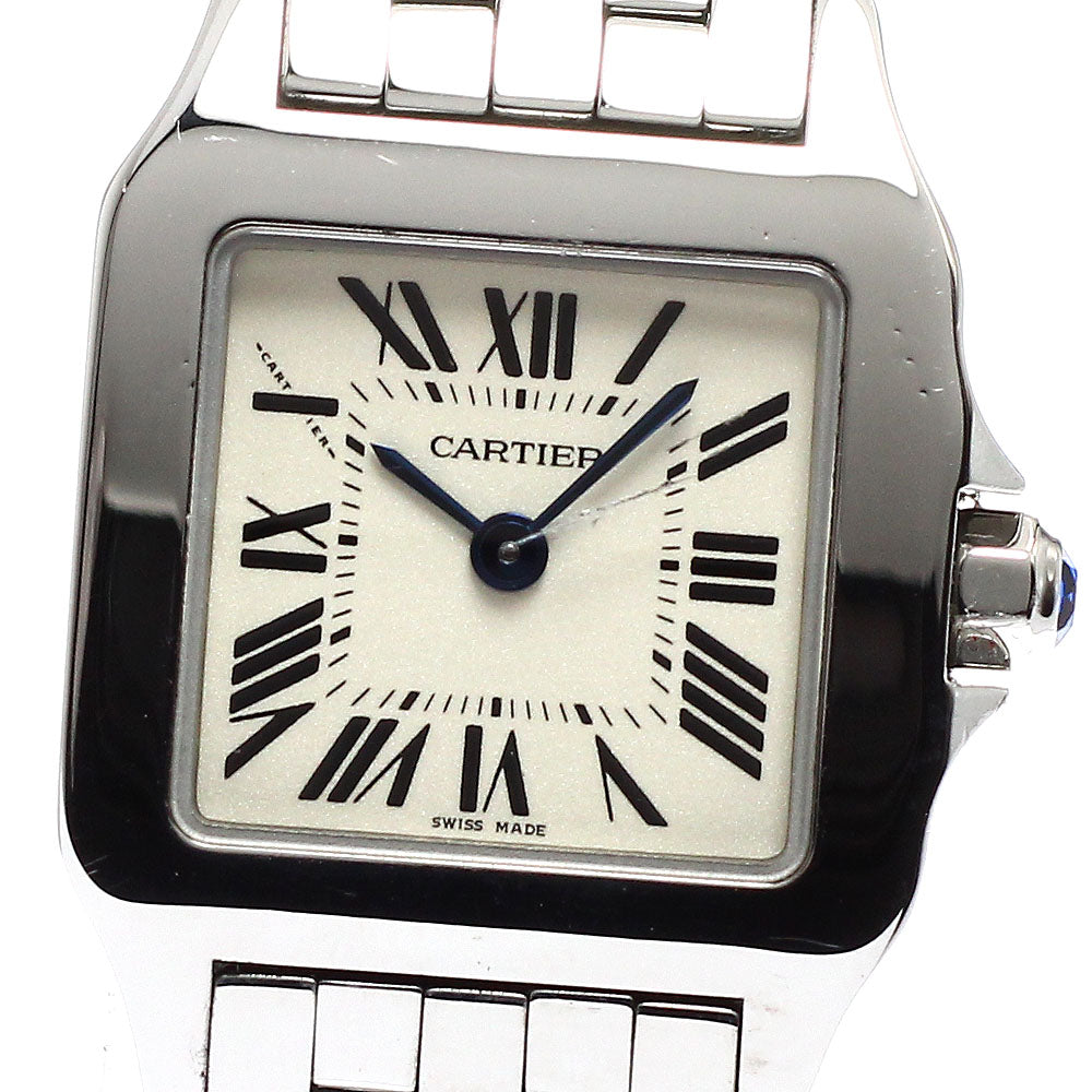 CARTIER Santos de Moiselle SM W25064Z5 beige Dial Quartz Ladies Watch_905045