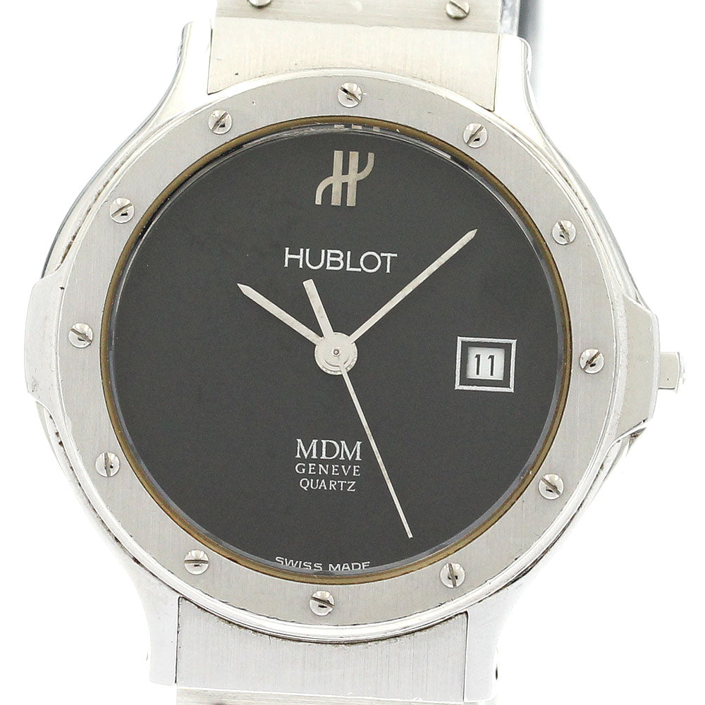 HUBLOT MDM Classic 1390.100.1 Date black Dial Quartz Ladies Watch_905084