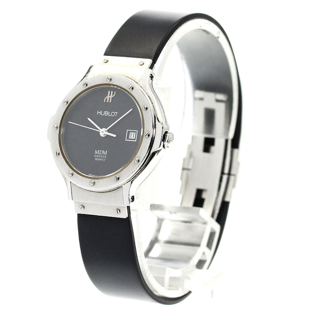 HUBLOT MDM Classic 1390.100.1 Date black Dial Quartz Ladies Watch_905084