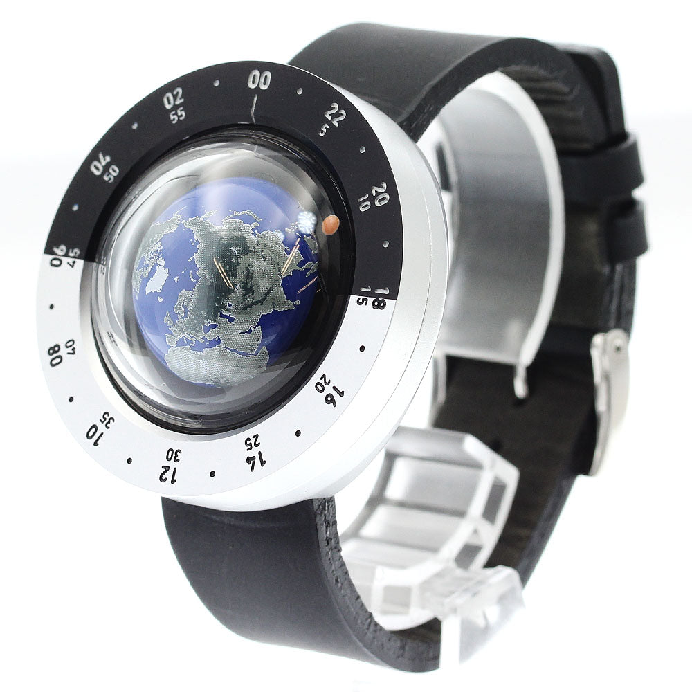 SEIKO Think the Earth VF05-0020 blue Dial Quartz Men's Watch_905087