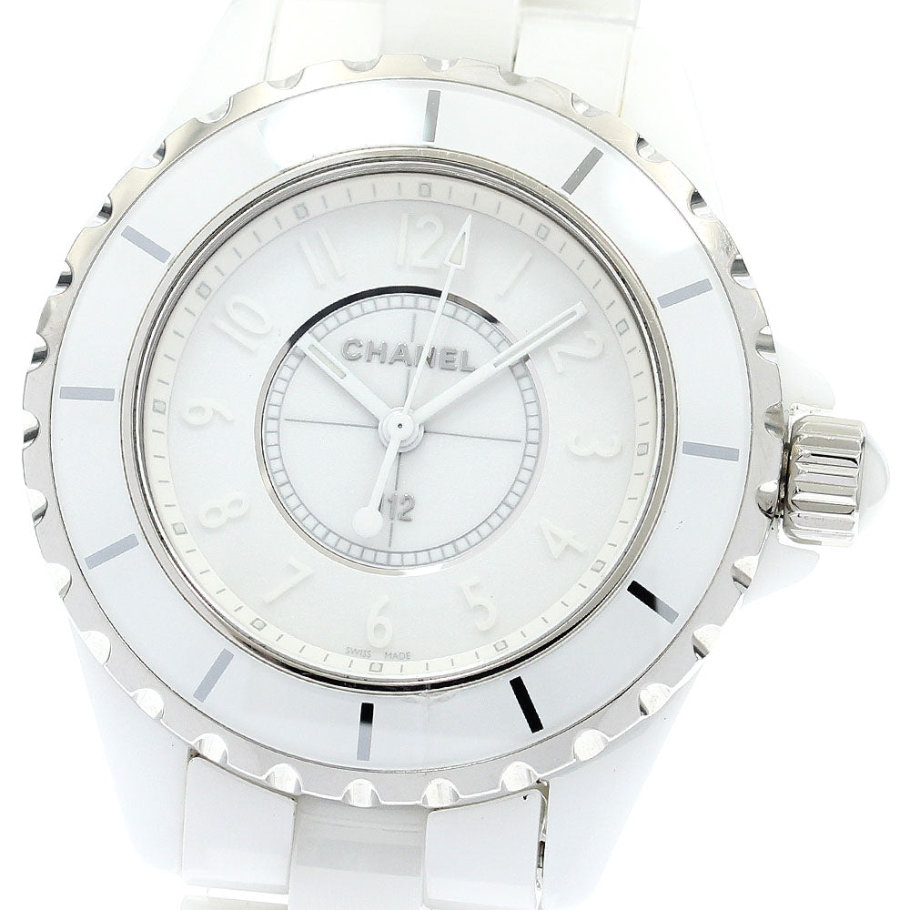 CHANEL J12 White Phantom H3442 33MM white Dial Quartz Ladies Watch_905088