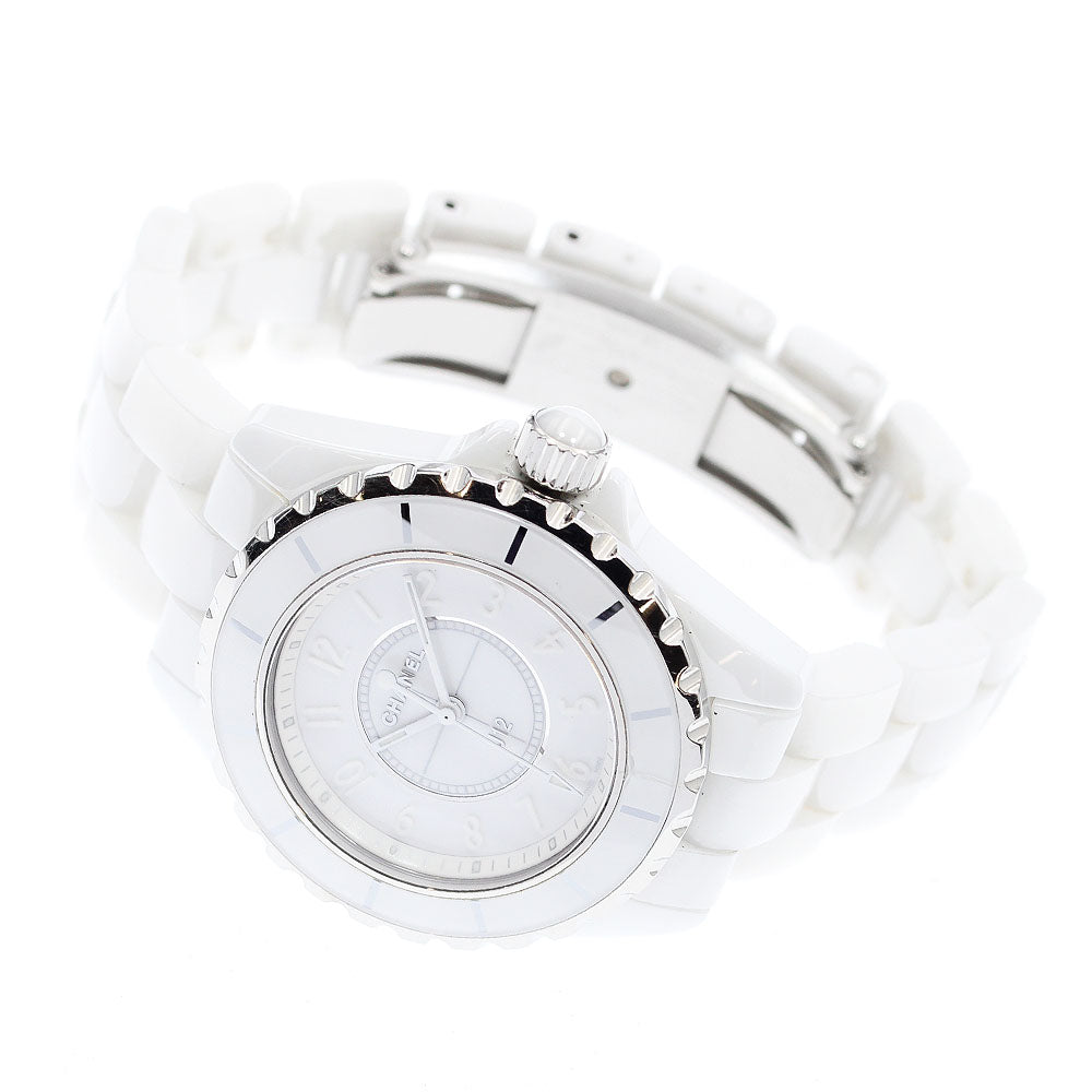 CHANEL J12 White Phantom H3442 33MM white Dial Quartz Ladies Watch_905088