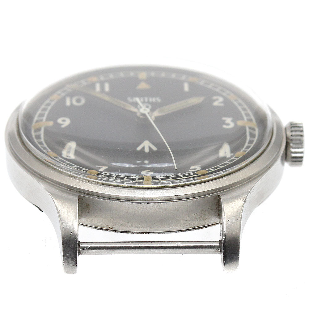 SMITHS British Army Military Watch W10/6645-99-961-4045 Cal.60466E Head only black Dial Hand Winding Men's Watch_905108