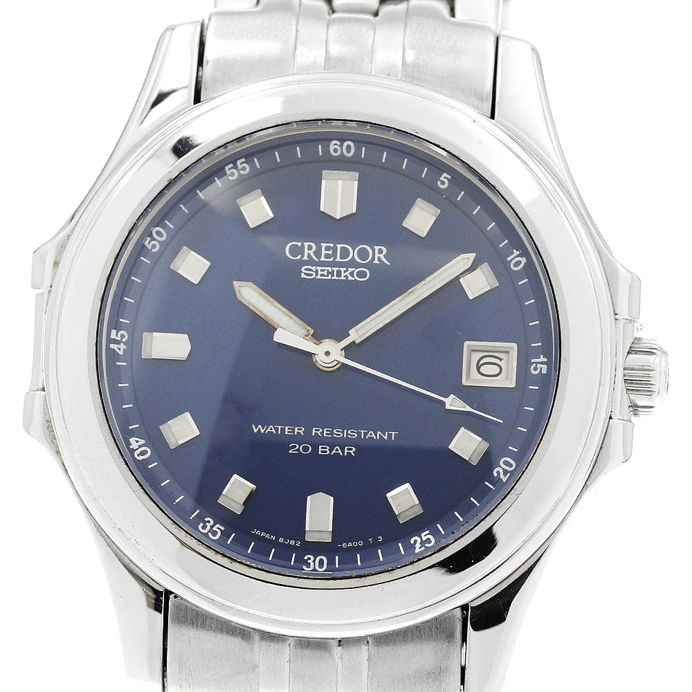 SEIKO CREDOR Pacificique GCAX997/8J82-6A00 Navy Dial Quartz Men's Watch_905125