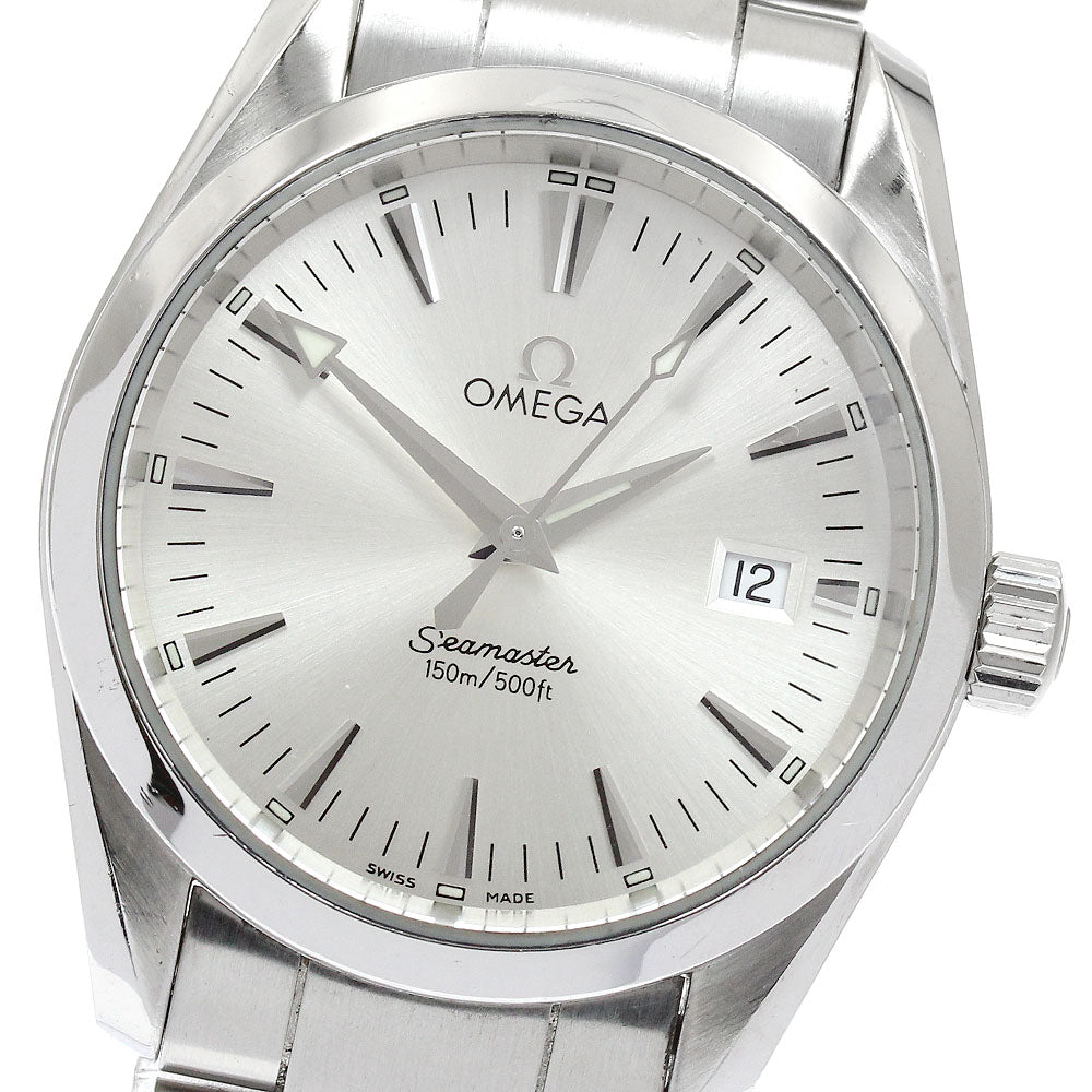 OMEGA Seamaster Aqua Terra 2518.30 Date Silver Dial Quartz Men's Watch_905153