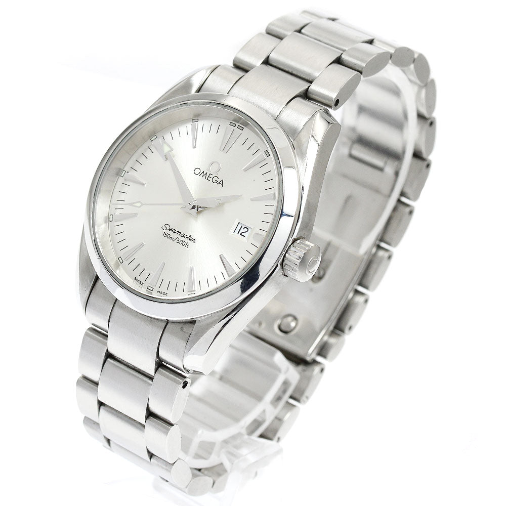 OMEGA Seamaster Aqua Terra 2518.30 Date Silver Dial Quartz Men's Watch_905153