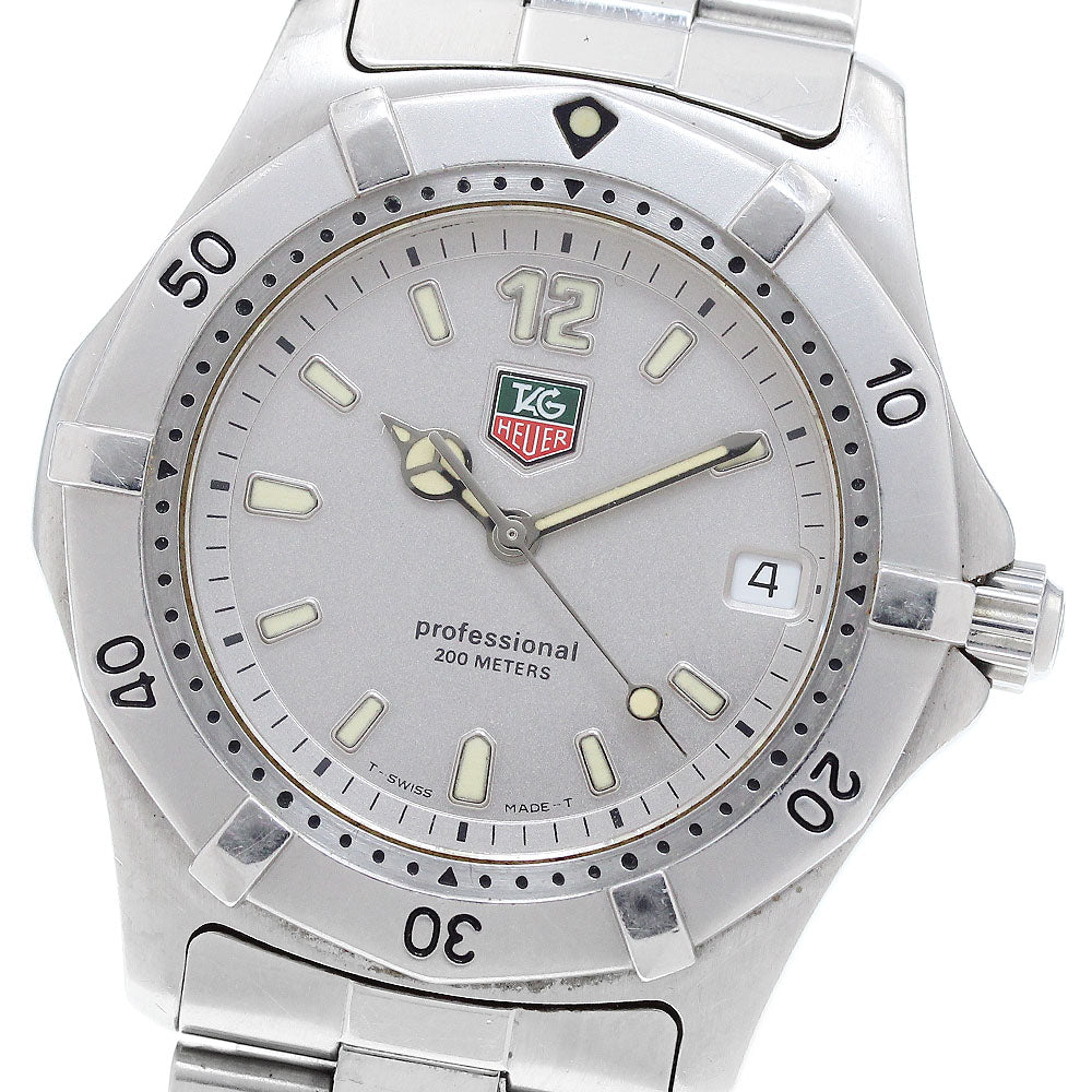 TAG HEUER Professional 200 WK1112 Date Silver Dial Quartz Men's Watch_905166