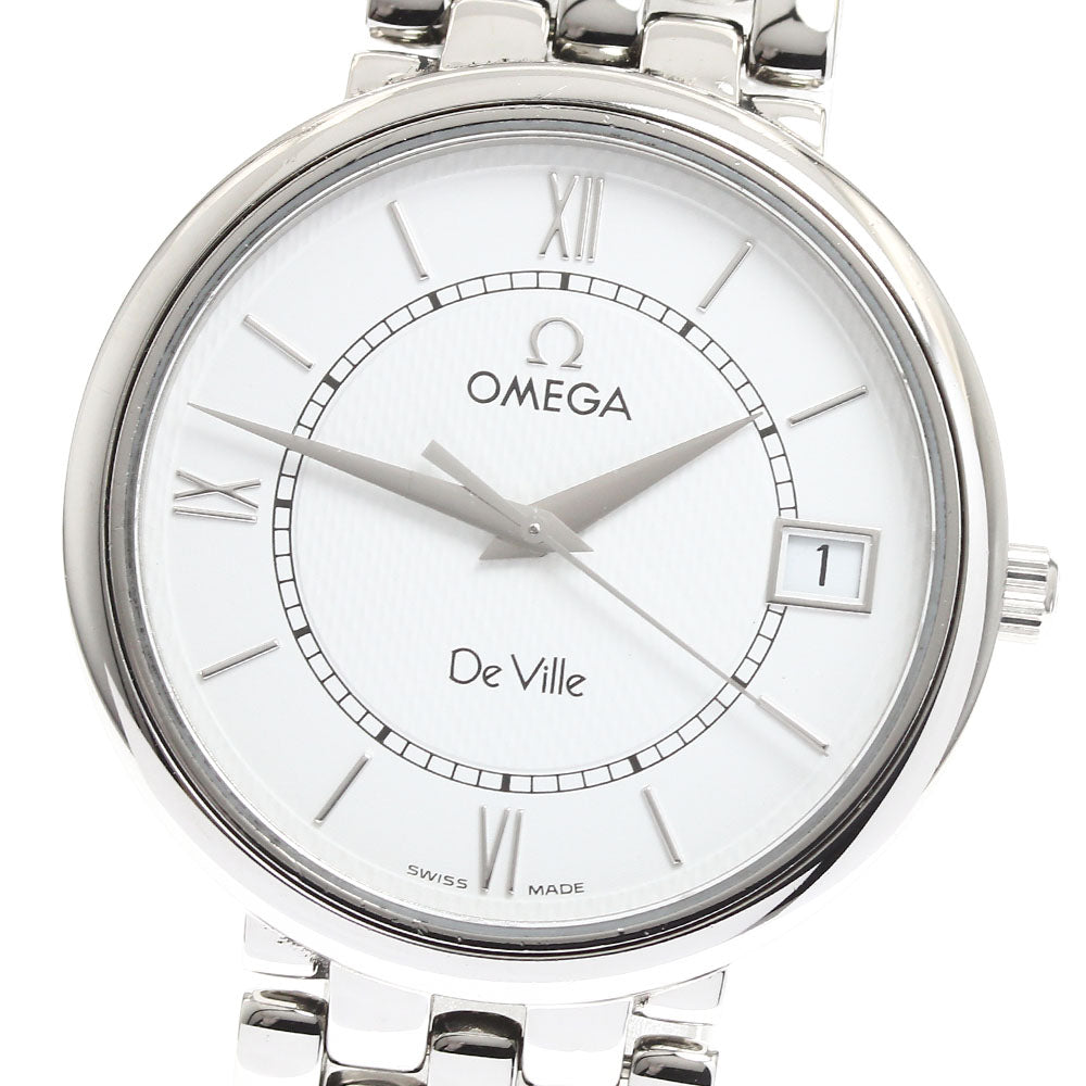 OMEGA De Ville Prestige 7514.21 Date white Dial Quartz Men's Watch_905177