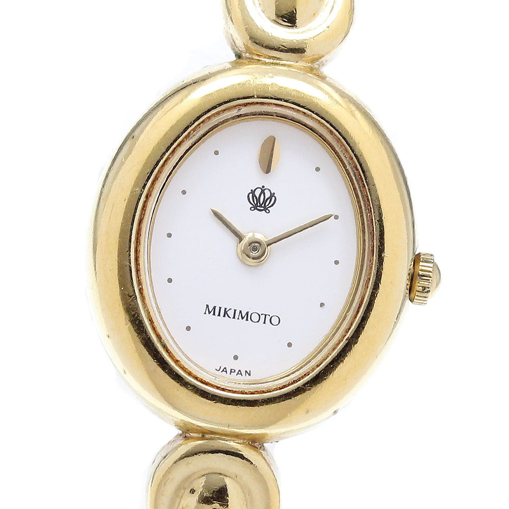 MIKIMOTO Pearl watch 1E20-3030 white Dial Quartz Ladies Watch_905210