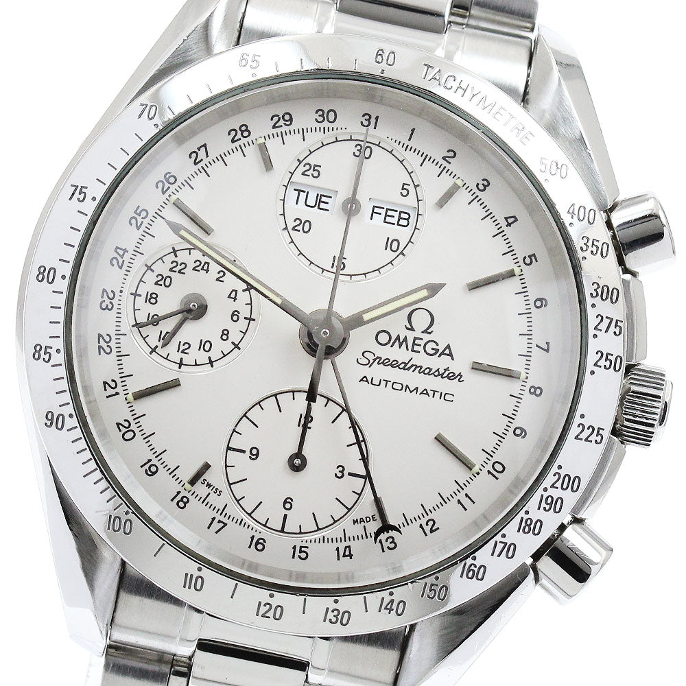 OMEGA Speedmaster 3521.30 Triple calendar Silver Dial Auto Men's Watch_905214