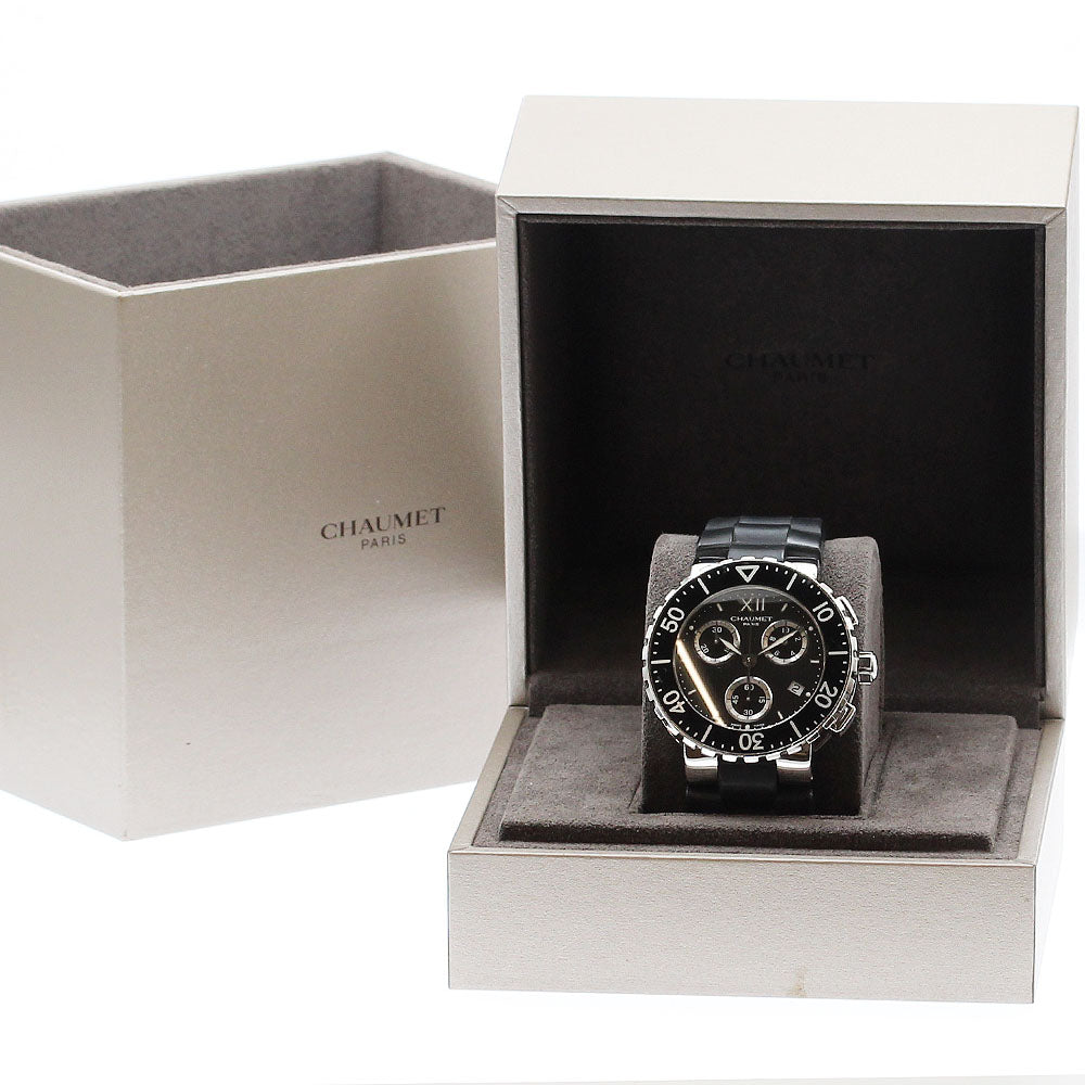 Chaumet Class one 625B Chronograph Date black Dial Quartz Men's Watch_905229