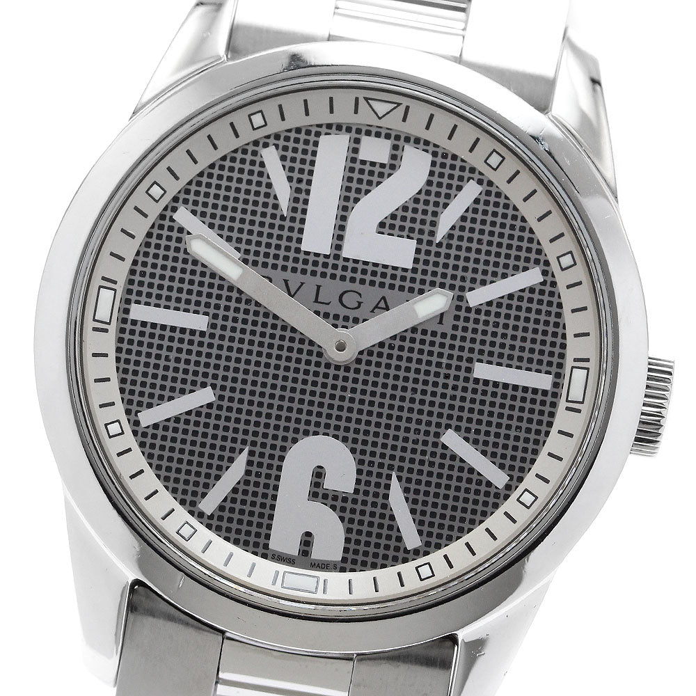 BVLGARI Solo tempo ST37S black Dial Quartz Men's Watch_905237