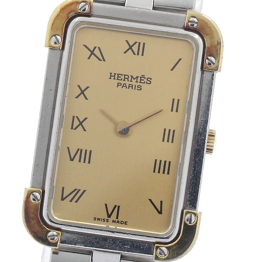 HERMES Clojure CR1.240 gold Dial Quartz Ladies Watch_905238