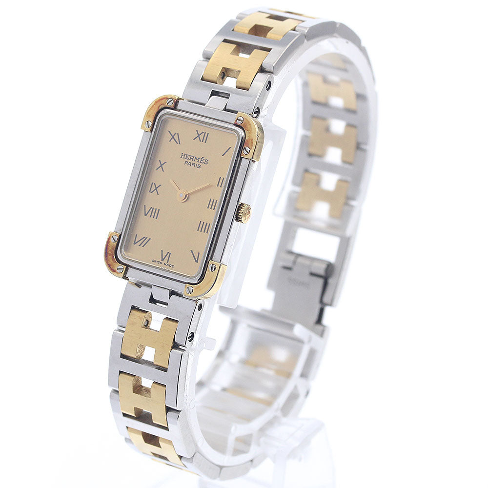 HERMES Clojure CR1.240 gold Dial Quartz Ladies Watch_905238