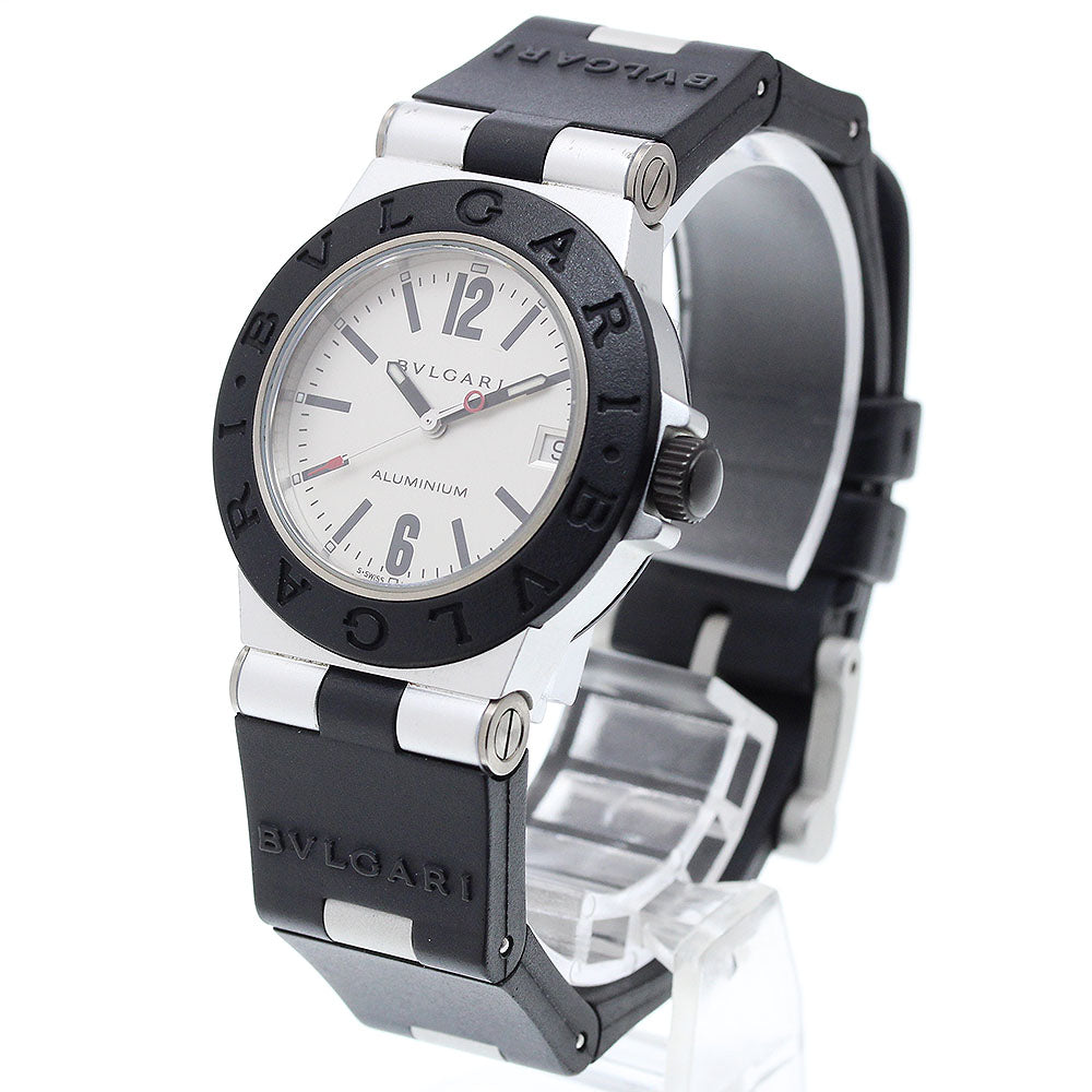 BVLGARI Aluminium AL32TA Date Silver Dial Quartz Boy's Watch_905240