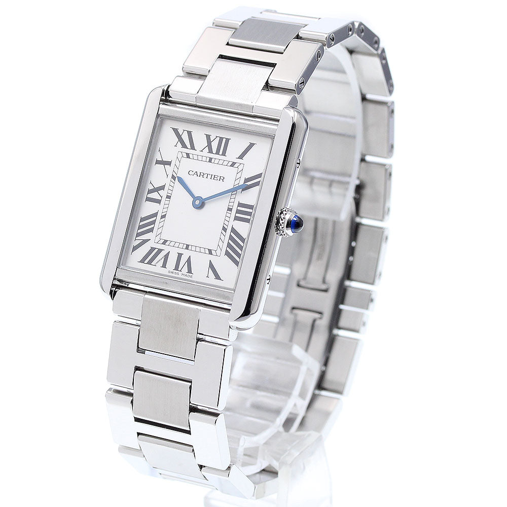 CARTIER Tank solo Silver Dial Quartz Men's Watch_905312