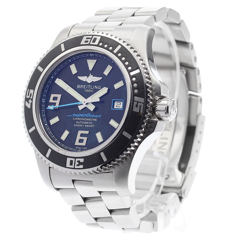 BREITLING Super Ocean 44 A17391 Date Black Dial Automatic Men's Watch_905315