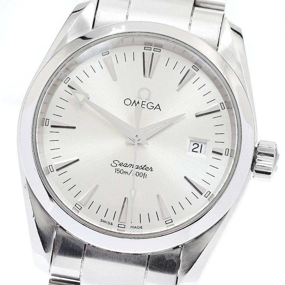 OMEGA Seamaster Aqua Terra 2518.30 Date Silver Dial Quartz Men's Watch_905321
