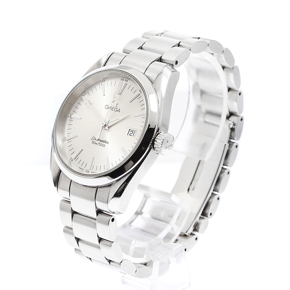 OMEGA Seamaster Aqua Terra 2518.30 Date Silver Dial Quartz Men's Watch_905321