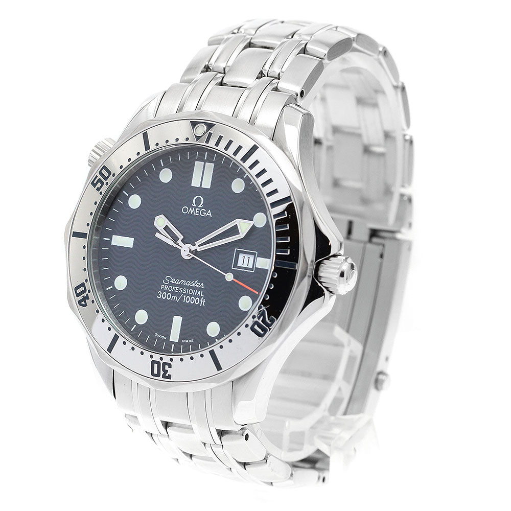 OMEGA Seamaster300 Professional 2542.80 Date Navy Dial Quartz Men's Watch_905350