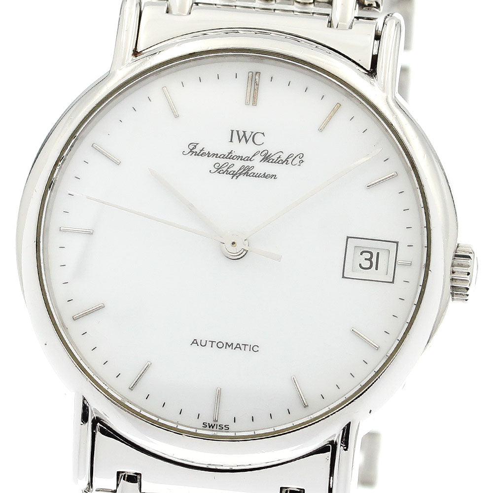 IWC SCHAFFHAUSEN Portofino IW351318 Date white Dial Men's Watch_905354