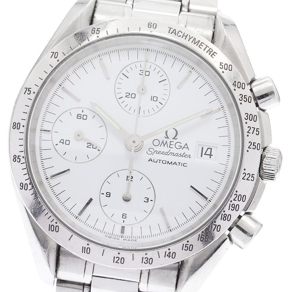 OMEGA Speedmaster 3511.20 Chronograph white Dial Automatic Men's Watch_905356
