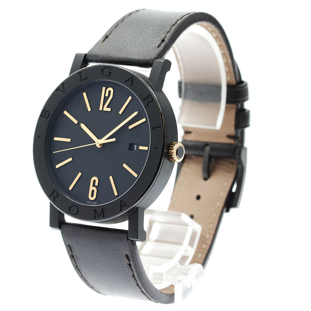 BVLGARI BVLGARIBVLGARI BB41S Date Black Dial Automatic Men's Watch_905369