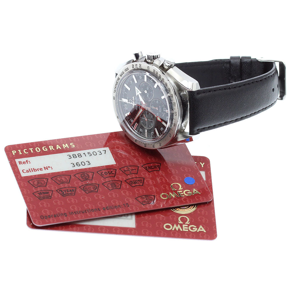 OMEGA Speedmaster Broad Arrow 3881.50.37 GMT Automatic Men's Watch_905409