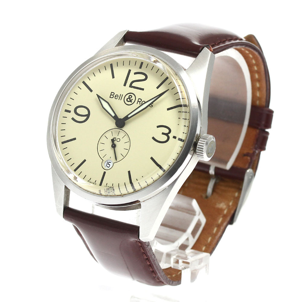 Bell＆Ross vintage BR123-95 Small Second Date beige Dial Automatic Men's_905463