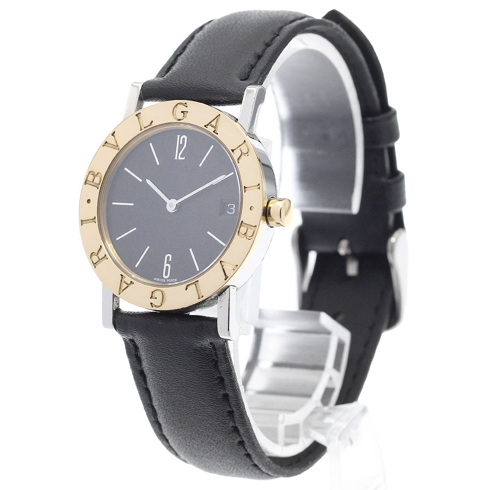 BVLGARI BVLGARIBVLGARI BB30SGL YG bezel date black Dial Quartz Boy's_905465