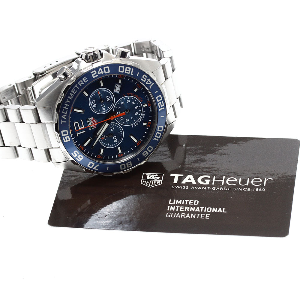 TAG HEUER Formula 1 CAZ1014 Chronograph blue Dial Quartz Men's Watch_905471