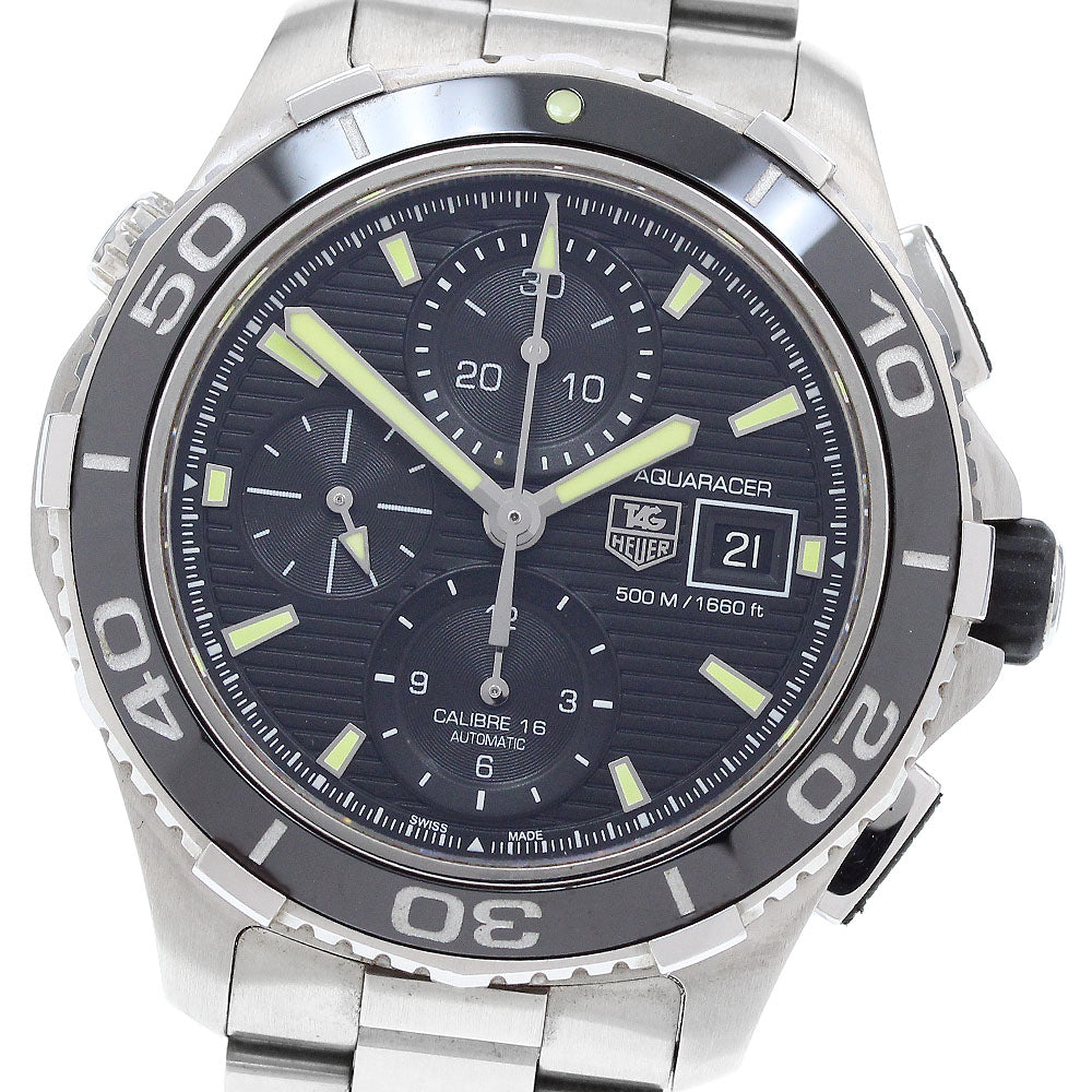 TAG HEUER Aqua racer CAK2111.BA0833 Chronograph Automatic Men's_905472