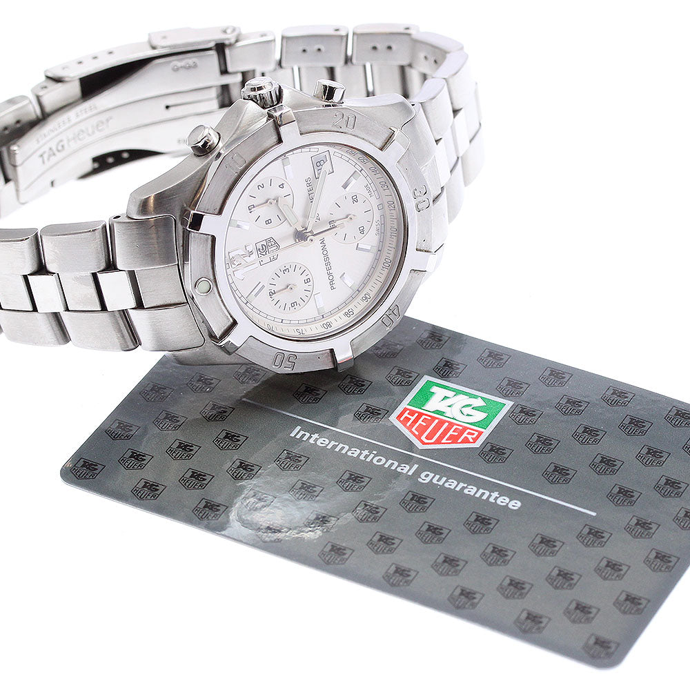 TAG HEUER Exclusive CN1111 Date Chronograph Silver Dial Quartz Men's_905479