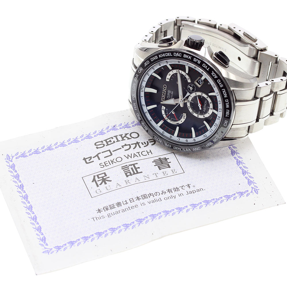 SEIKO Astron SBXB051/8X53-0AD0-2 Day date Solar Powered Radio Men's Watch_905484
