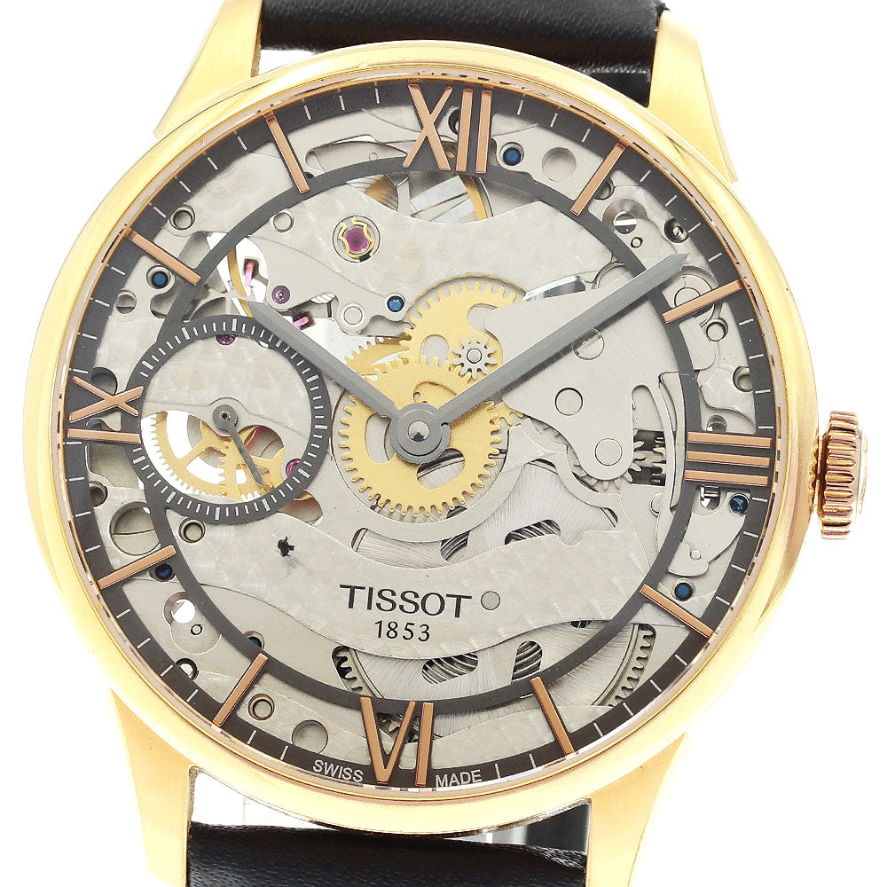 TISSOT T-Classic Shuman de Tourel T099405A skeleton Hand Winding Men's_905494