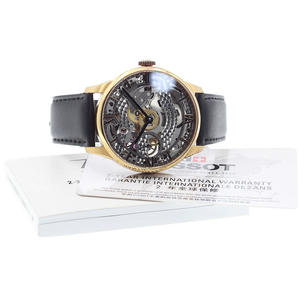 TISSOT T-Classic Shuman de Tourel T099405A skeleton Hand Winding Men's_905494