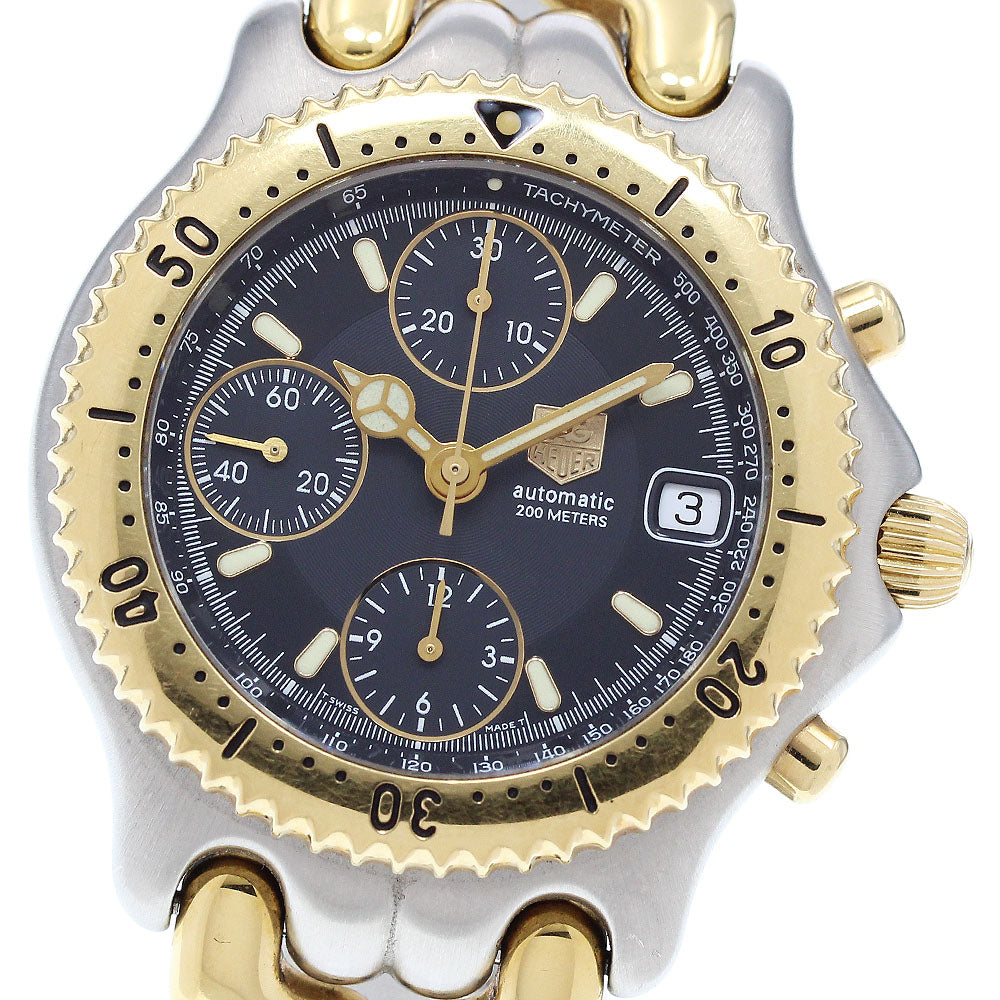 TAG HEUER S/el CG2121-R0 Chronograph black Dial Automatic Men's Watch_905501