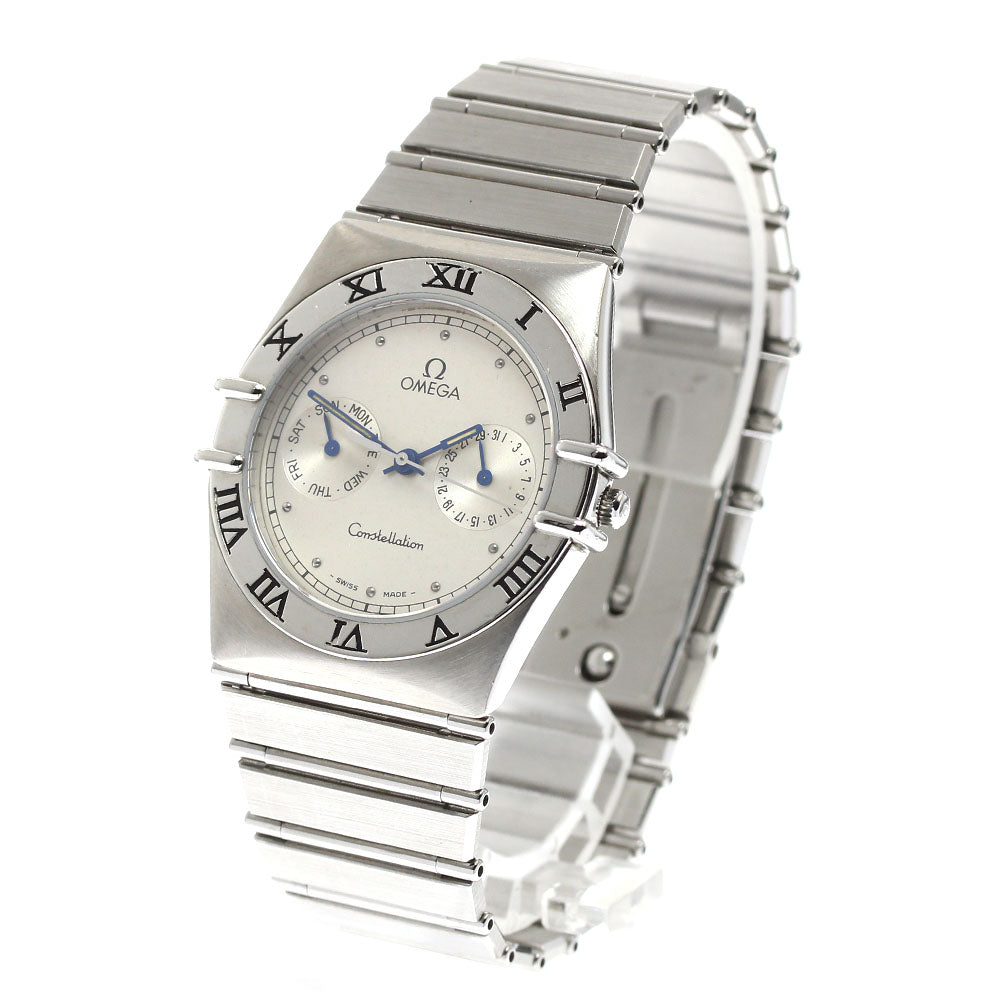 OMEGA Constellation Day date Silver Dial Quartz Men's Watch_905502