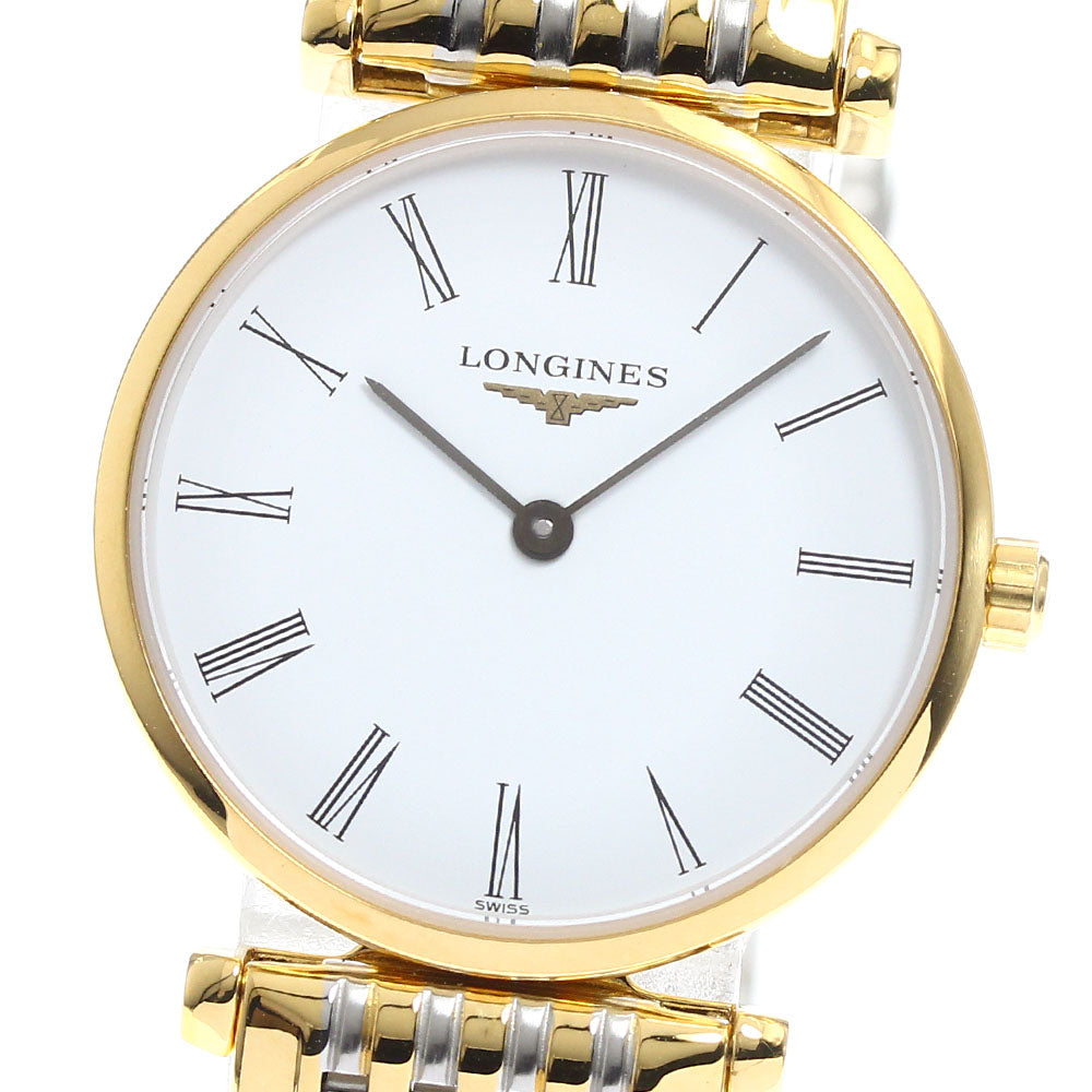 LONGINES Grand classic L4.209.2 white Dial Quartz Ladies Watch_905504