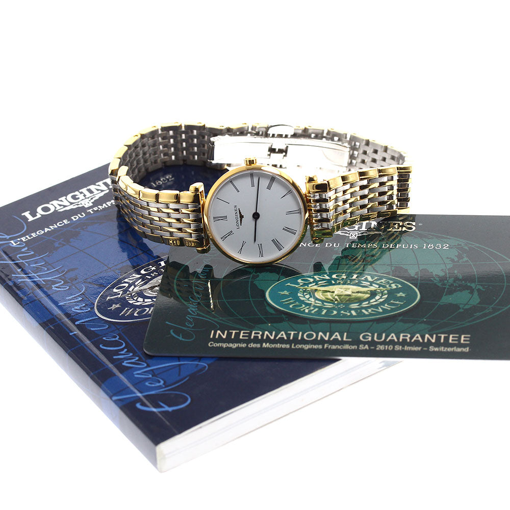 LONGINES Grand classic L4.209.2 white Dial Quartz Ladies Watch_905504